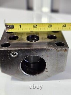 1-1/2 ID TURRET TOOL BLOCK OKUMA LB 80MM x 45MM SIMILIAR TO 0TRUDEX A118-8435