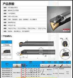 10pcs(16mm+20mm+25mm)MTQNR16 Lathe Boring Bar Holder for TNMG1604/TNMM1604