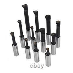 12-Pack Set 3 Boring Head R8 Shank 3/4 Carbide Boring Bar, Replacement for Br