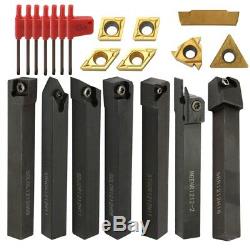 12Mm Solid Carbide Inserts Holder Boring Bar Dcmt Ccmt With Wrenches For Cn F1Z3
