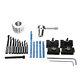 19Pcs Mini Quick Changes Tool Post Holder Set + 3/8 Inch Boring Bar + Indexable
