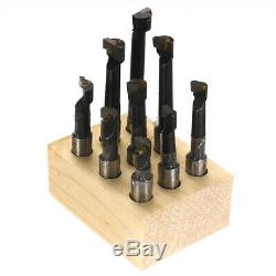 19Pcs Mini Quick Changes Tool Post Holder Set + 3/8 Inch Boring Bar + Indexable