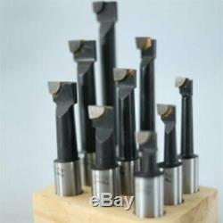 19Pcs/Set Quick Change Tool Post Mini Lathe CNC Boring Bar Turning Tool Holder K