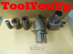 2 pcs 60 mm SHANK VDI BORING BAR TOOL HOLDERS With 2 1/2 ID & 3 SLEEVES TO FIT