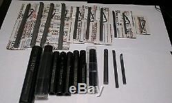 21 PCS TOTAL 10 NEW 3 USED ULTRA-DEX Carbide Bars, 7 NEW1 USED Bore Bar Holders