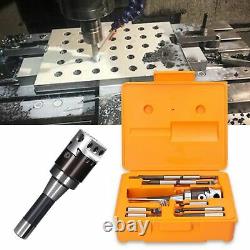 2inch Boring Heads R8 Shank Holder Set with 1/2inch Carbide Boring Bar for uD