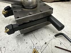 4 Way Tool Post Way Holder With 2 Holders & Boring Bar With 3 inserts Each