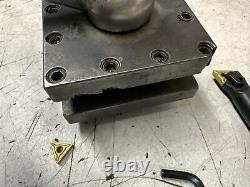 4 Way Tool Post Way Holder With 2 Holders & Boring Bar With 3 inserts Each