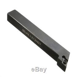 4pcs 12mm Lathe Turning Tool Holder Boring Bar + DCMT0702 Carbide Inserts +Wren