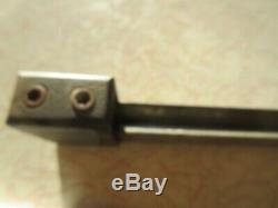 #54 R. H. CLARK 1/2 inch boring bar 8 inches long & holder
