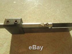 #54 R. H. CLARK 1/2 inch boring bar 8 inches long & holder