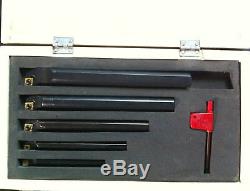 5Pc Set of 8 10 12 16 20mm SCLCR Lathe Turning Tool Holder Boring Bar For CCMT
