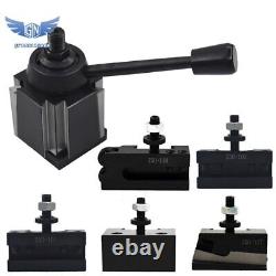 6Pcs AXA 250-111 Wedge Type Quick Change Tool Post Holder Set Swing Dia 12 New