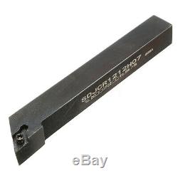 7pcs 12mm Shank Lathe Turning Tool Holder Boring Bar + DCMT/CCMT Carbide Insert