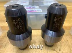 (8) KOMET ABS40 Shank Adaptor Sleeve Whistle Notch 8MM 12MM End Mill Holders