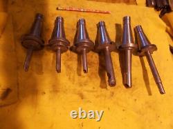 9 pc LOT of KANTO MICROBORE NMTB 40 TAPER BORING HEADS mill tool holder bar