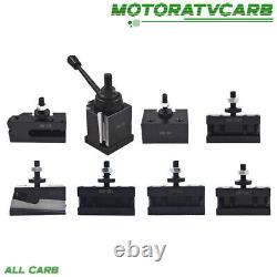 ALL-CARB BXA 250-222 Wedge Type Tool Post Swing Dia 10 15 W. 7PC Tool Holders