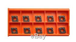 AccusizeTools 1'' x 12'' RH SCLCR Indexable Boring Bar Holder with 10 Pcs of