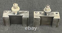 Aloris CA Quick Change Tool Post + 7 Tool Holders (14-20 Swing) Made in USA