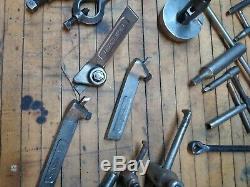 Atlas Craftsman 10 12 Metal Lathe Knurling Tools Boring Bars Holders Dogs