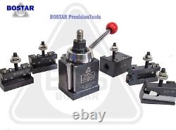 BOSTAR CXA Size 250-333 Wedge Type Tool Post Tool Holder Set for Lathe 13- 18