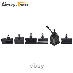 BXA 250-222 Wedge Tool Post Holder Set CNC Quick Change For Swing Dia 10 15