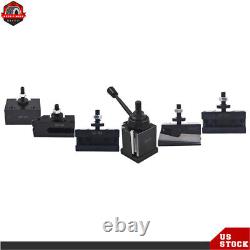 BXA 250-222 Wedge Tool Post Holder Set CNC Quick Change For Swing Dia 10 15