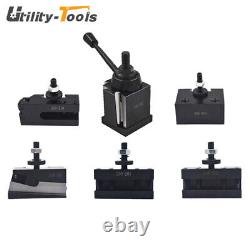 BXA 250-222 Wedge Tool Post Holder Set CNC Quick Change For Swing Dia 10 15