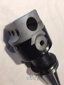 CRITERION DBL-203 Boring Head With Cat 40 Holder + Boring Bars