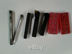 Carbide insert holders for turning and boring bar holders and carbide inserts