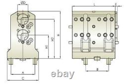 Doosan BMT65 Boring Bar Tool Holder 2 Pos. Internal Coolant
