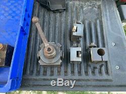 Enco #45 QC Lathe Tool Post withthree Tool Holders 45A, 45B, and 45C Boring Bar