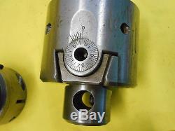 FLYNN USA No. 45 BORING HEAD milling machine tool bore bar holder 3-4 tpi mount