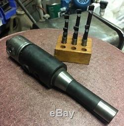 Flynn USA Boring Head Bars And 1 R8 End Mill Holder Machinist Milling Machine T