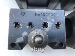 Four Aloris DA4Q-2500 Quick Change Boring Bar Tool Holder 2-1/2 Capacity, USA
