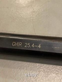 Genuine Iscar GHIR 25.4-4 Indexable Boring Grooving Tool Holder