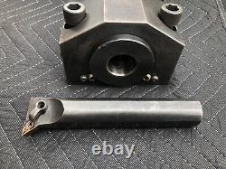 HAAS SL-40 2.500 I. D. Tool Holder with 1.25 Sleeve and 1.25 Boring Bar