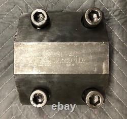 HAAS SL-40 2.500 I. D. Tool Holder with 2 Sleeve and TMX 2 Boring Bar