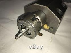 Haas Bolt-On 1 ID Boring Bar Holder from an SL-30 CNC Lathe, Used