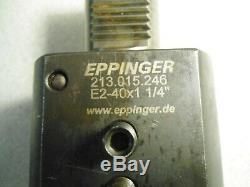 Haas Lathe Eppinger 213.015.246 Boring Bar Tool Holder E2-40x1-1/4