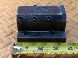 Hardinge 1 1/4 ID Lathe Tooling Block CS-21 50mmX60mm Boring Bar Holder 1.25