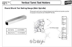 Hardinge CS-BT Round Tool Holder Setting Gauge Boring Bar Centering Gage T42