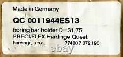 Hardinge (Eppinger) 1.25 (31.75mm) Boring Bar Holder QC 0011944ES13