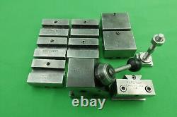 Hardinge L18 Quick Change Tool Post with 8 Holders 5 X L21 2 X L23 1 X L19