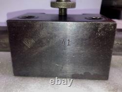 Heavy Duty Aloris CA-41 Quick Change Boring Bar Holder with 1-1/2 x 13 Bar