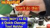 How Not To Fit A Quick Change Tool Holder To A Mini Lathe