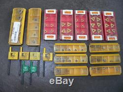 Indexable Boring Bars, Tool Holders, Inserts, Machinist Lot