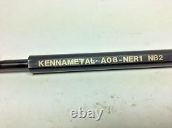 Kennametal A08-NER1 NB2 Top Notch Indexable Threading 1/2 Shank Boring Bar, NB2