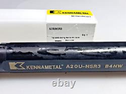 Kennametal A20U-NSR3 Indexable Top Notch Boring Bar 1.25 Shank 2.25 Min Bore