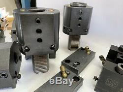 Large Lot Of 8 Haas CNC lathe tool holders Boring Bar, Faceturn, Vdi 40